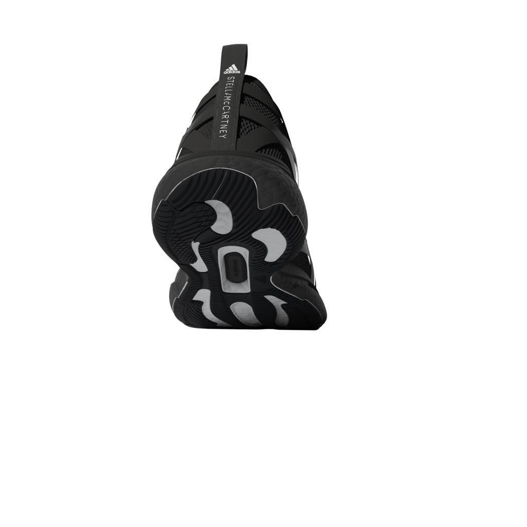 adidas by Stella McCartney Solarglide Running Shoes, Black, A701_ONE, large image number 6