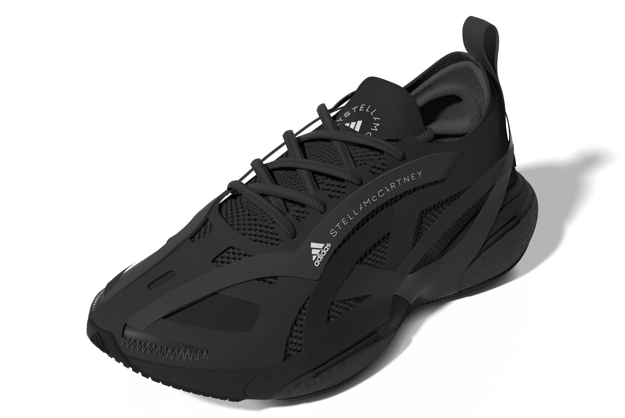 adidas by Stella McCartney Solarglide Running Shoes, Black, , large image number 8