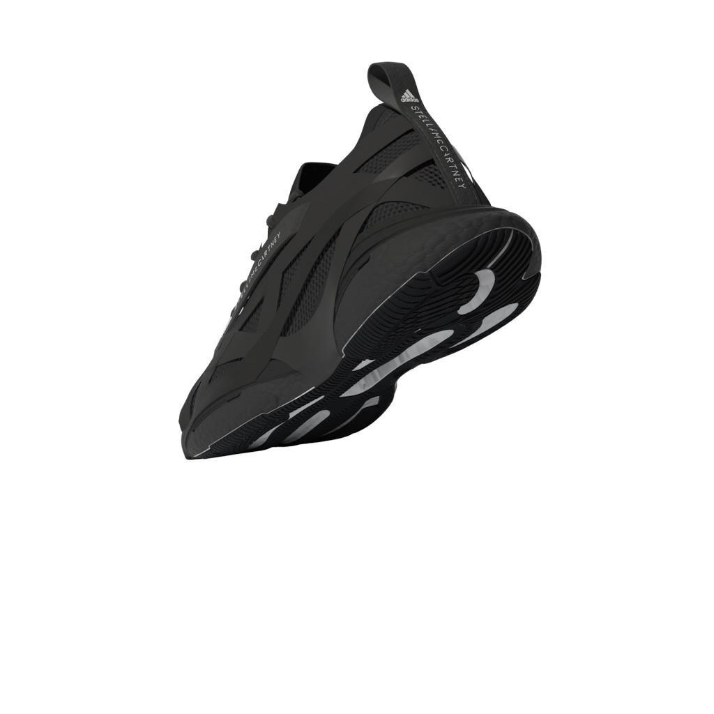 adidas by Stella McCartney Solarglide Running Shoes, Black, A701_ONE, large image number 8
