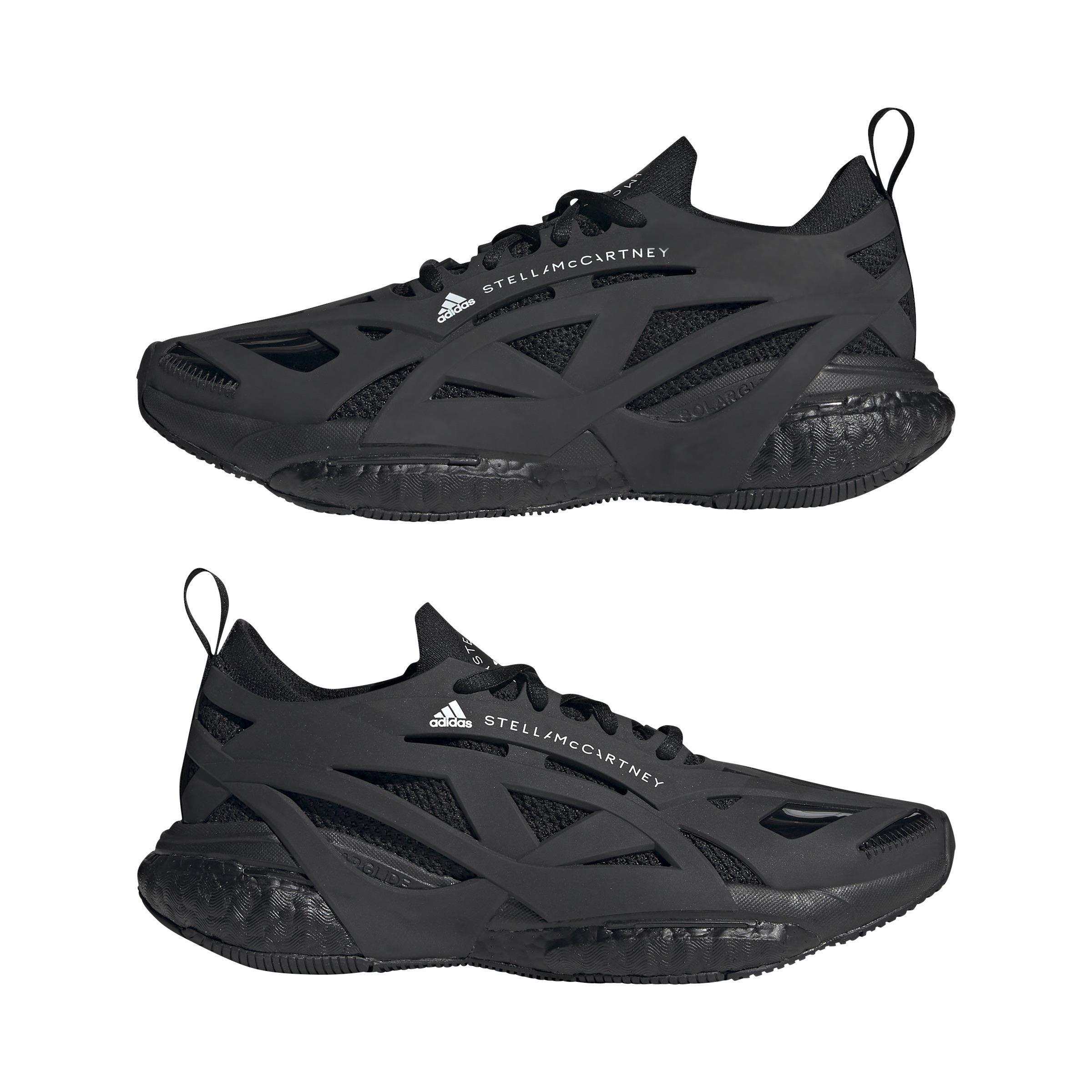 adidas by Stella McCartney Solarglide Running Shoes, Black, , large image number 11