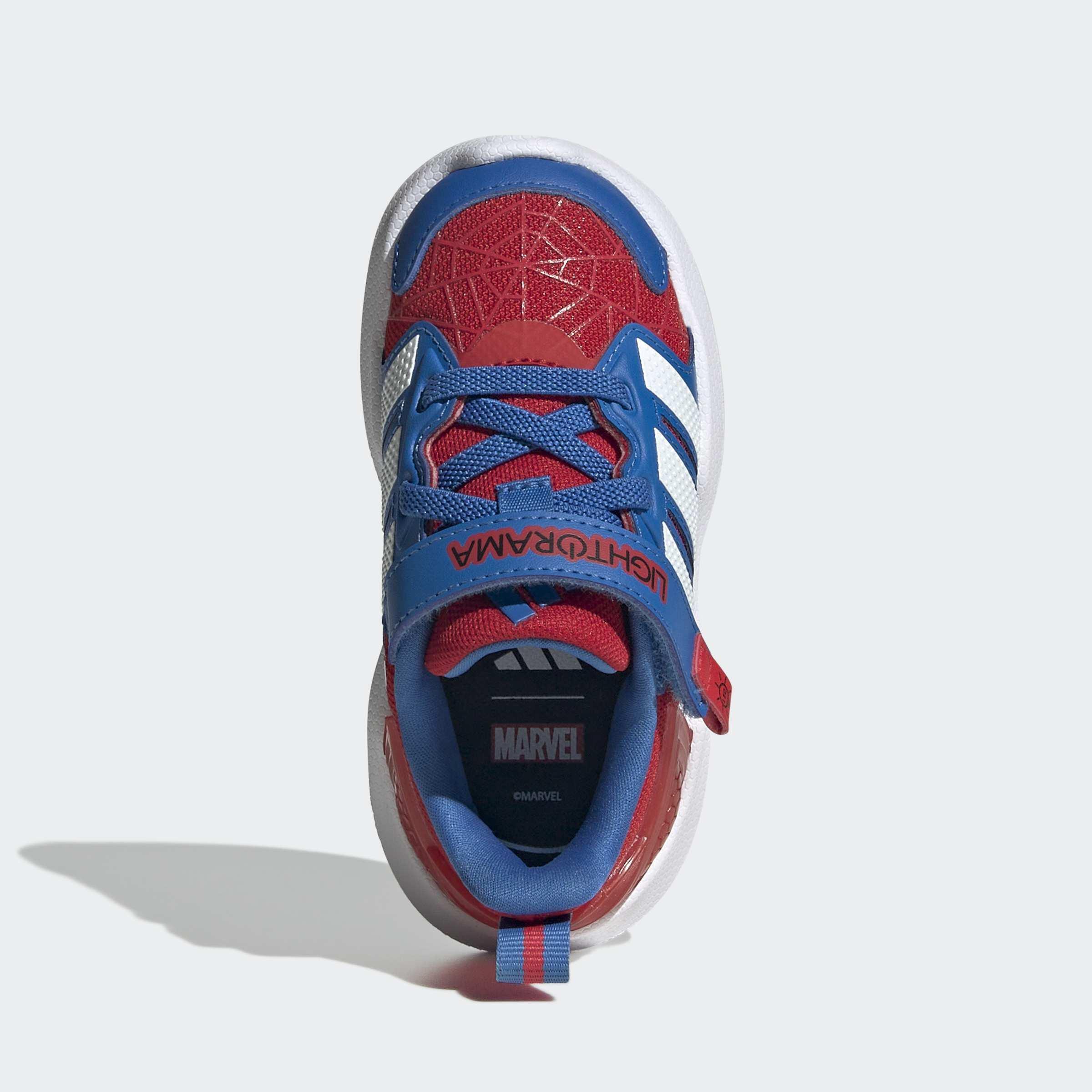 Kids Unisex adidas Marvel Lightorama Spider-Man Shoes Infants, Red