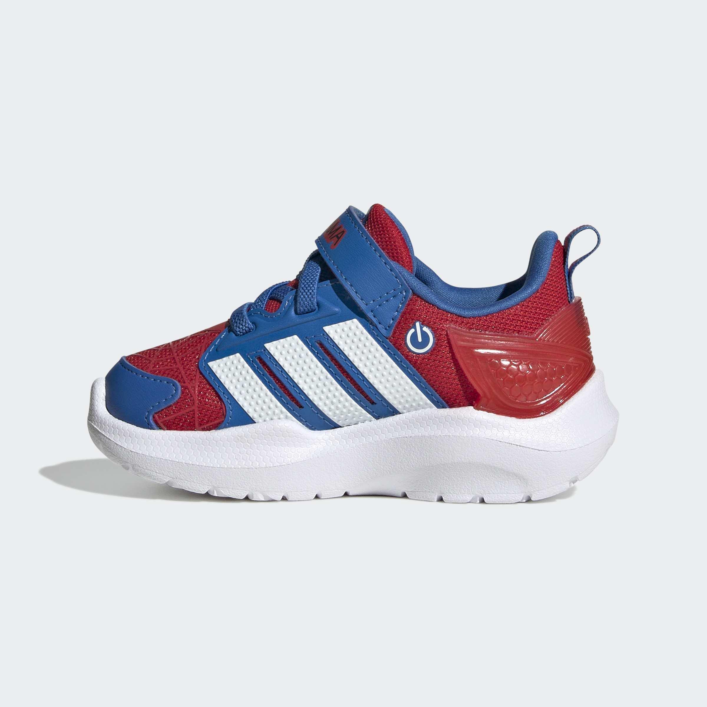 Kids Unisex adidas Marvel Lightorama Spider-Man Shoes Infants, Red, A701_ONE, large image number 10