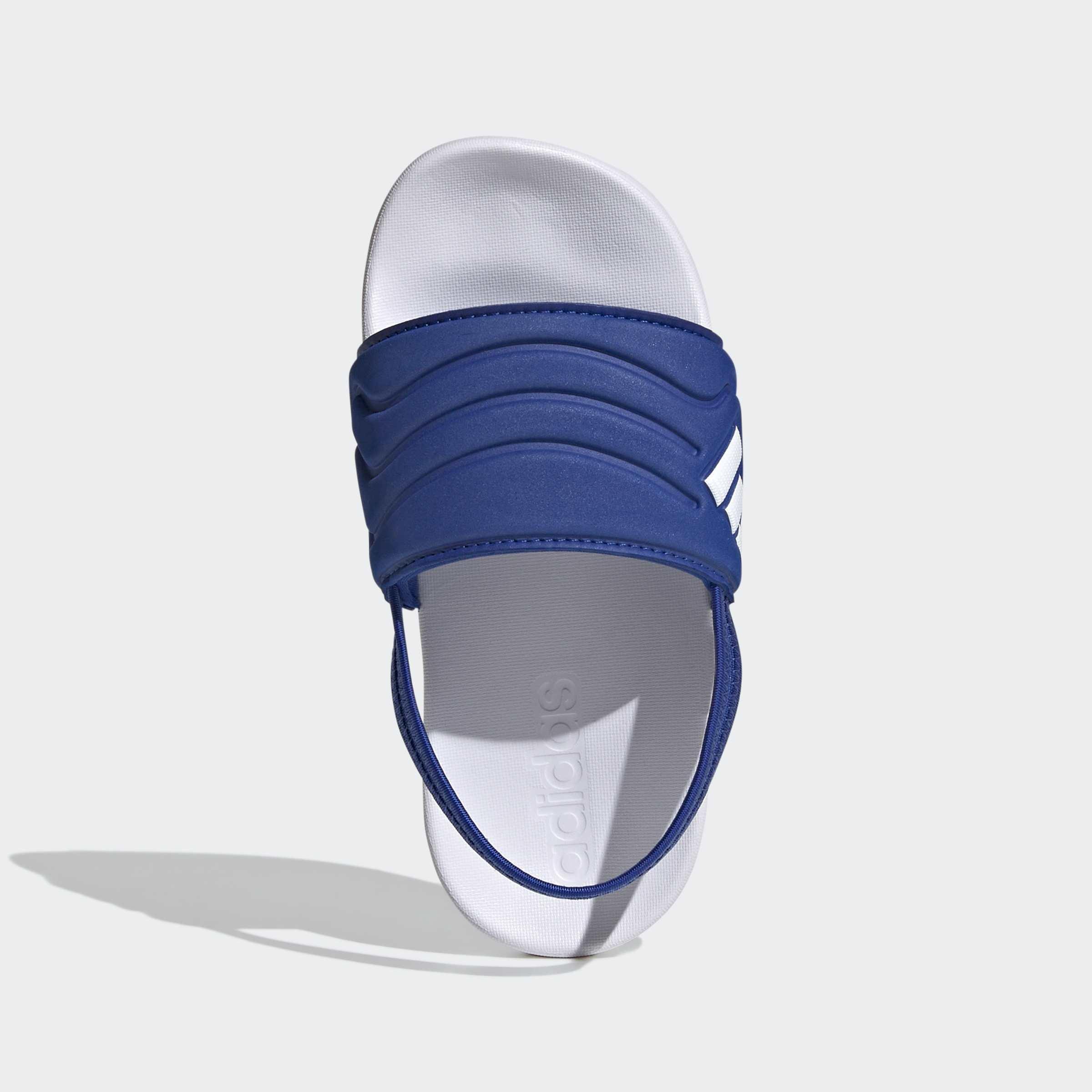 Kids Unisex ADILETTE ESTRAP 2.0 SLIDES CHILDREN, Blue, A701_ONE, large image number 1