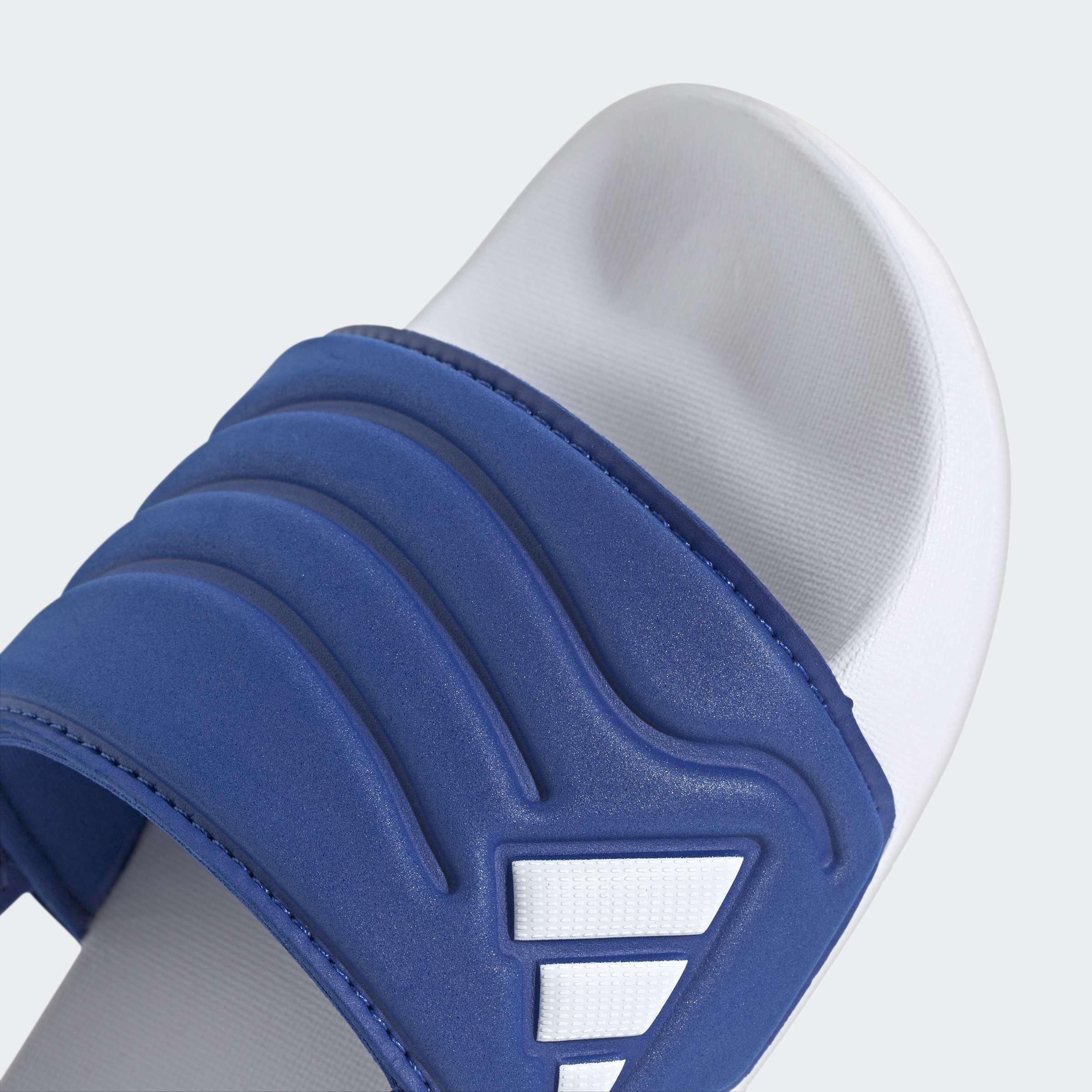 Kids Unisex ADILETTE ESTRAP 2.0 SLIDES CHILDREN, Blue, A701_ONE, large image number 4