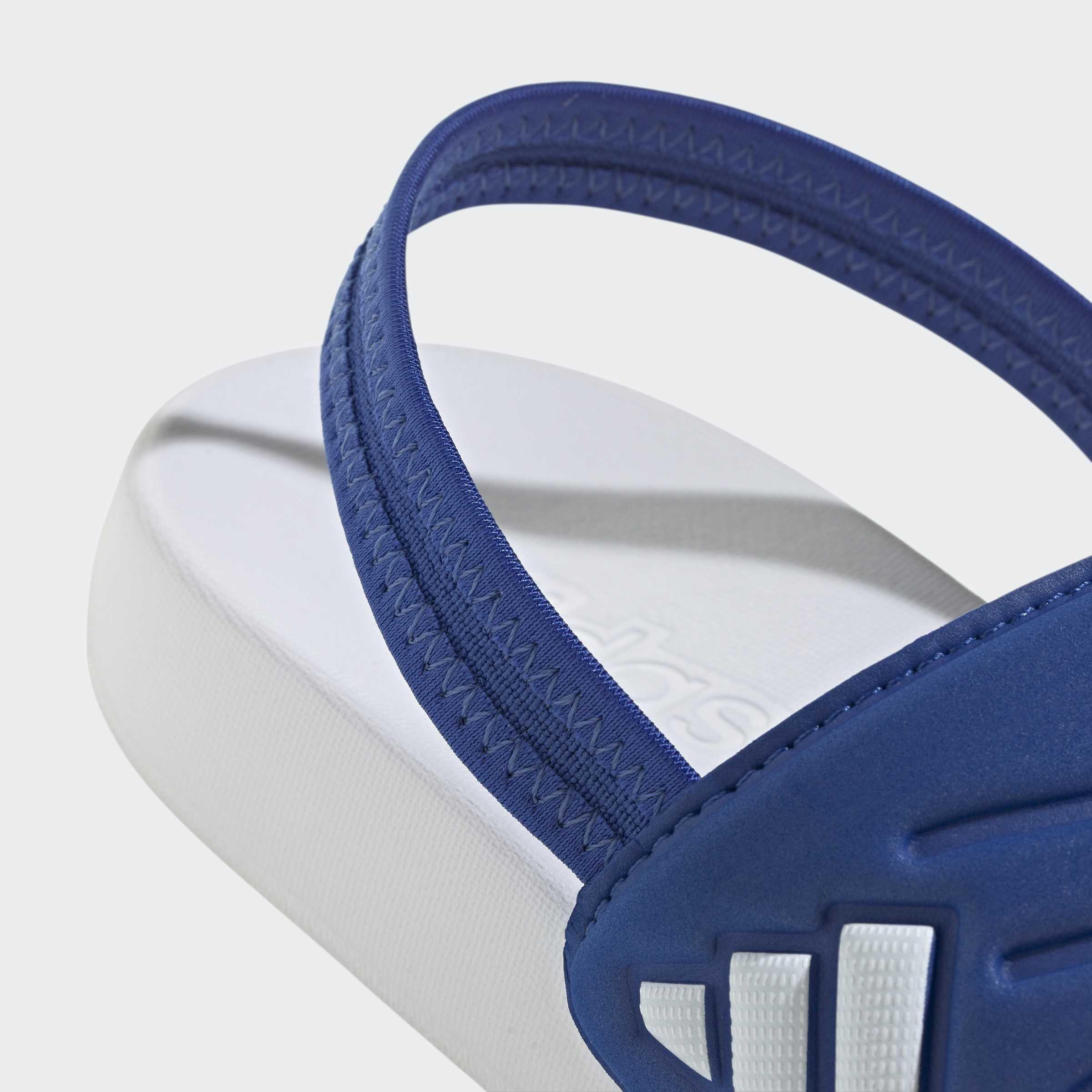 Kids Unisex ADILETTE ESTRAP 2.0 SLIDES CHILDREN, Blue, A701_ONE, large image number 5