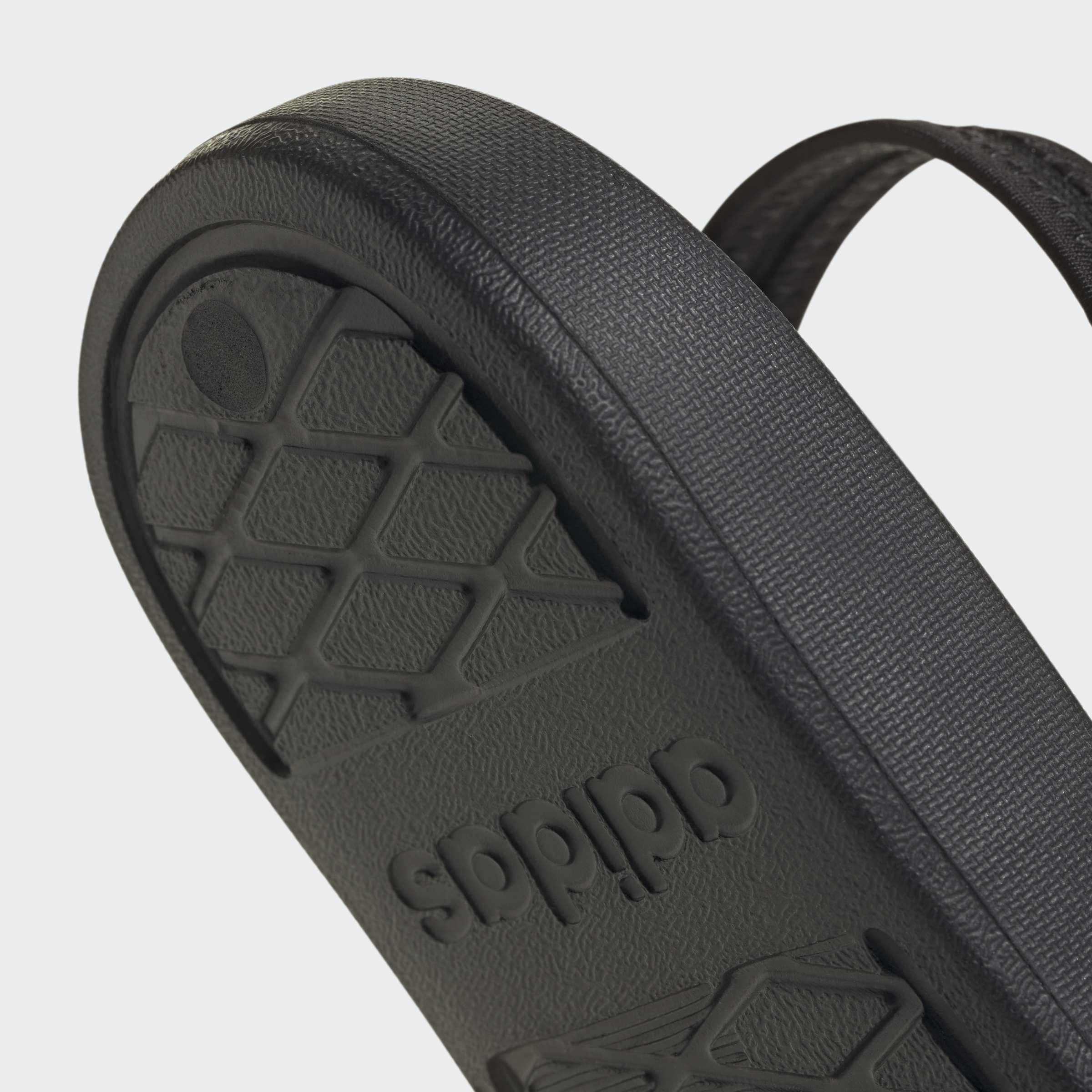 Kids Unisex Adilette Estrap 2.0 Slides, Black, A701_ONE, large image number 4