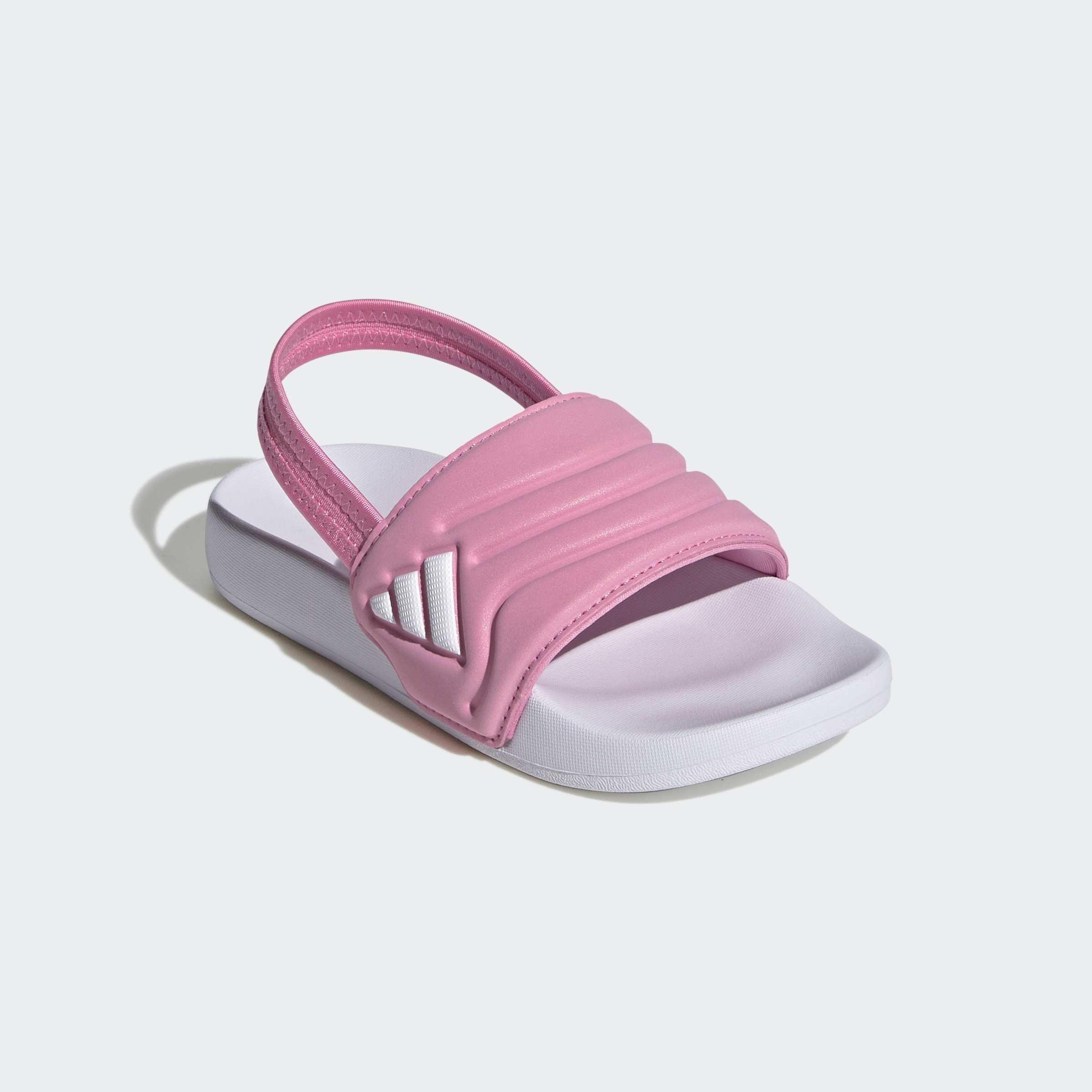 Kids Unisex Adilette Estrap 2.0 Slides Children, Pink, A701_ONE, large image number 2