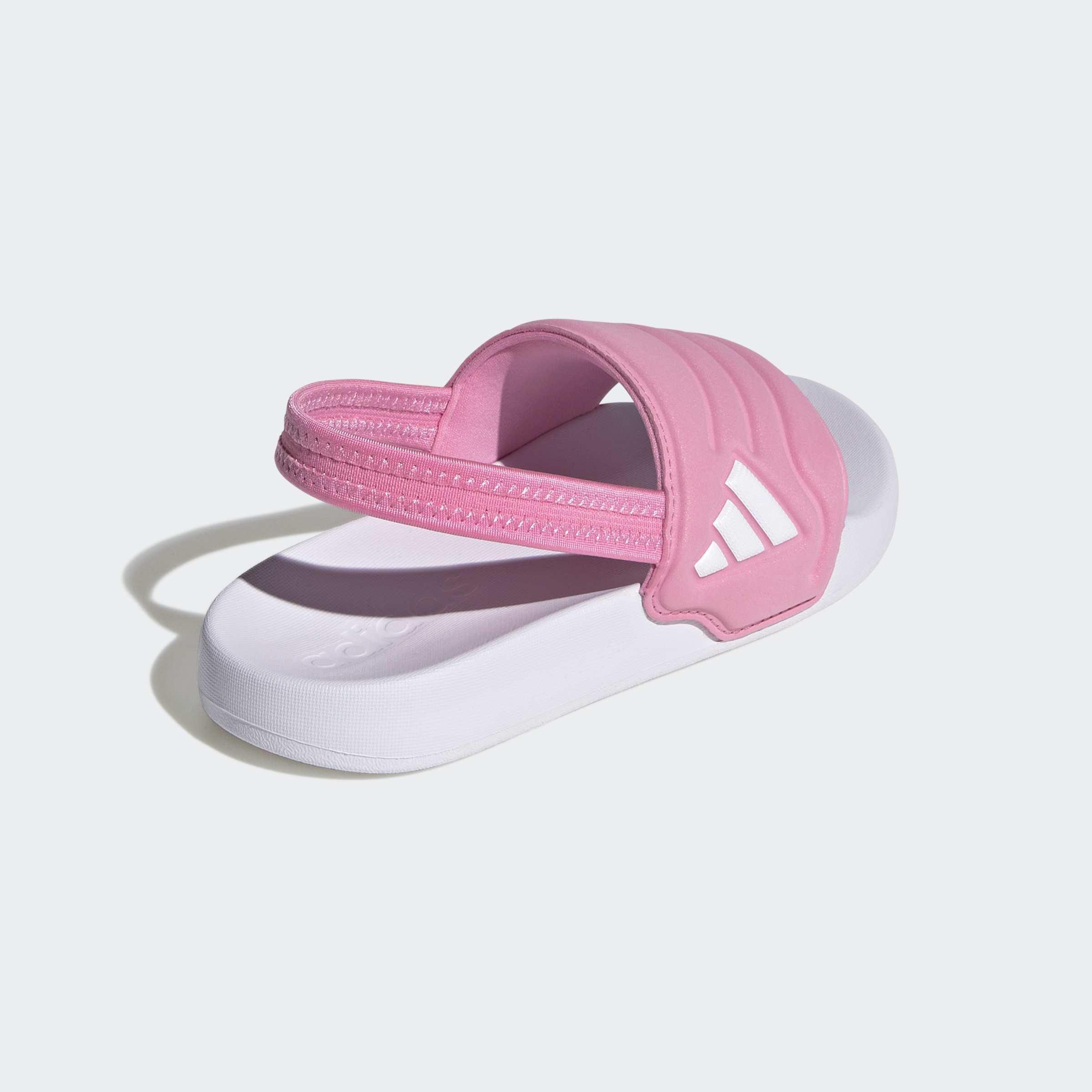 Kids Unisex Adilette Estrap 2.0 Slides Children, Pink, A701_ONE, large image number 3
