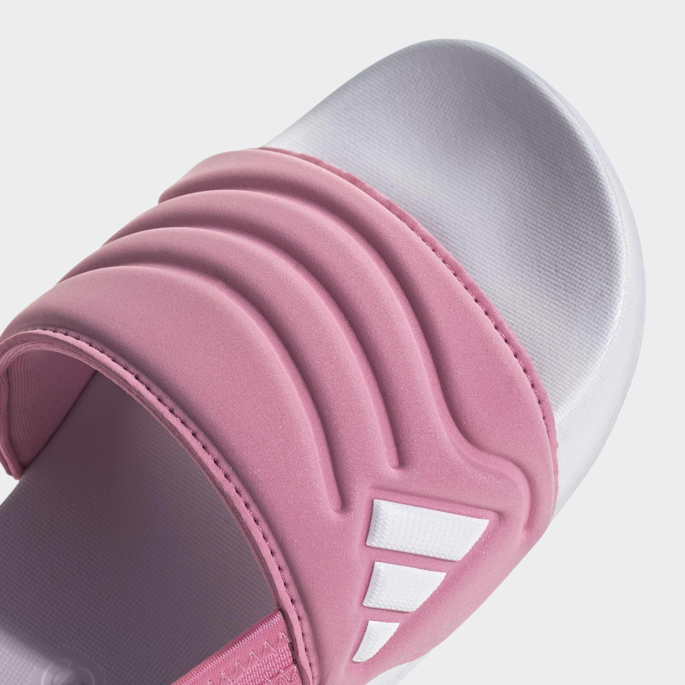 Kids Unisex Adilette Estrap 2.0 Slides Children, Pink, A701_ONE, large image number 4