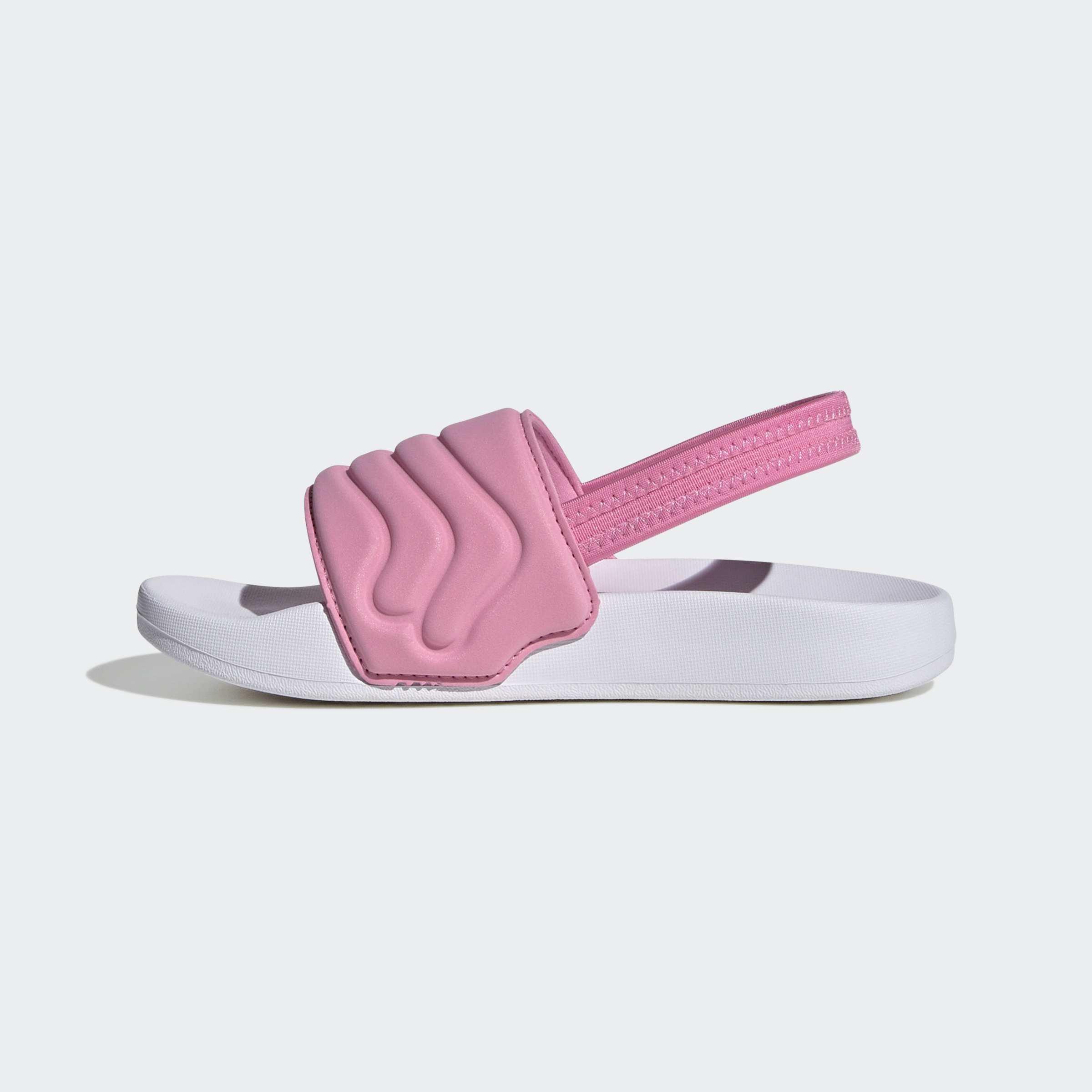 Kids Unisex Adilette Estrap 2.0 Slides Children, Pink, A701_ONE, large image number 7
