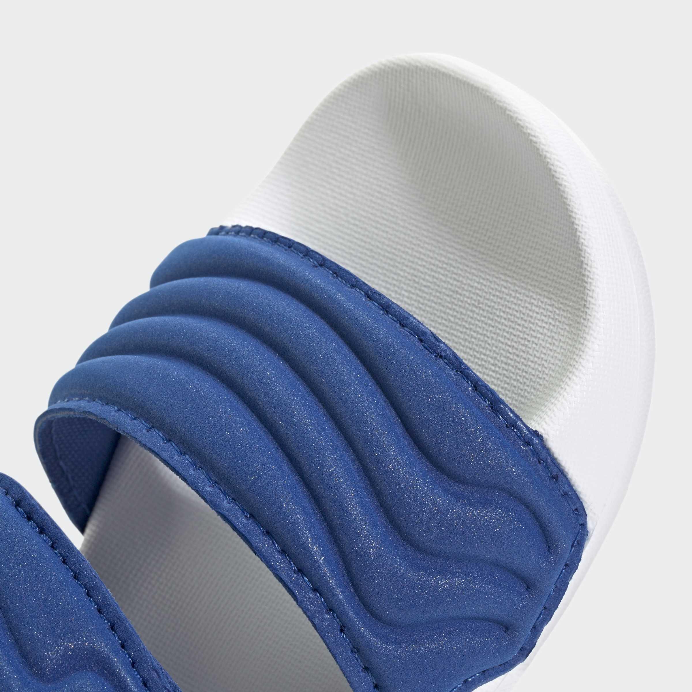 Kids Unisex Adilette Sandal 3 Sandals, Blue, A701_ONE, large image number 4