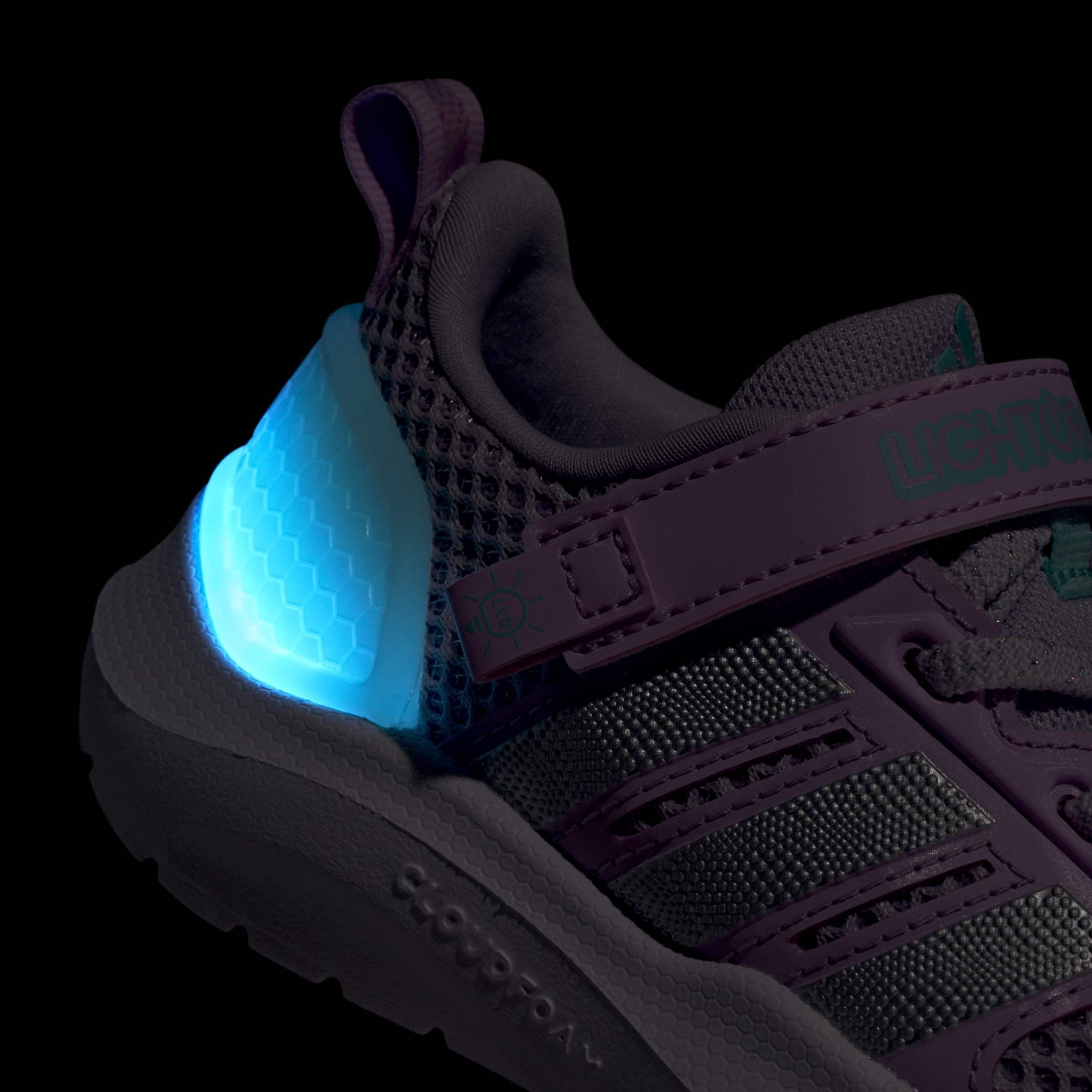 Kids Unisex Lightorama Runner Shoes, Purple, A701_ONE, large image number 4