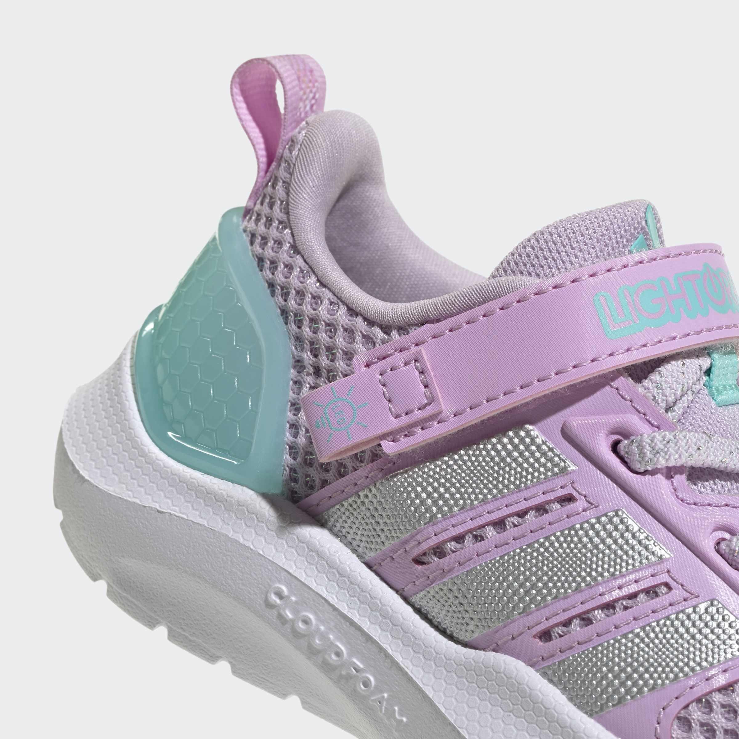 Kids Unisex Lightorama Runner Shoes, Purple, A701_ONE, large image number 6