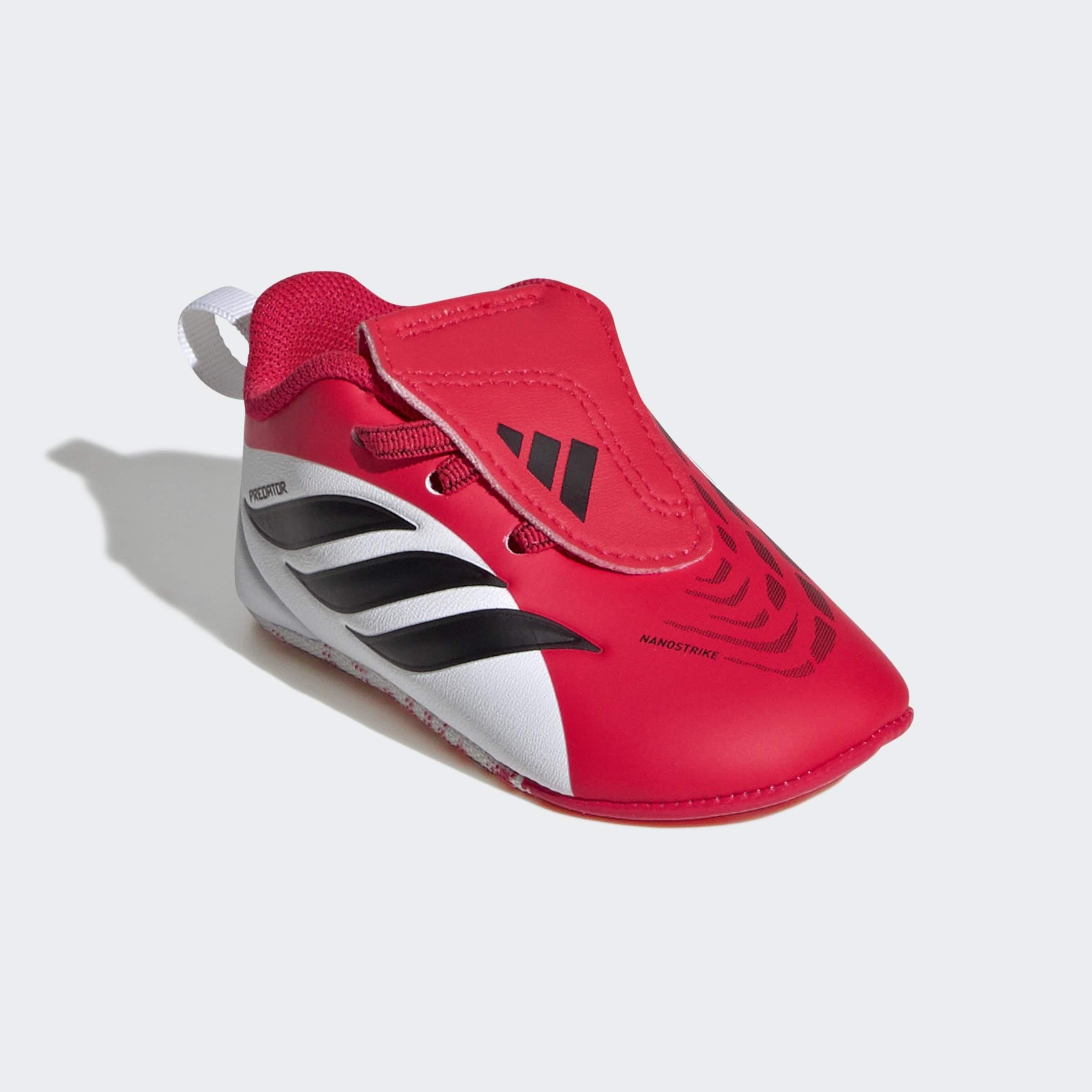 Kids Unisex Predator Crib Shoes, Red, A701_ONE, medium