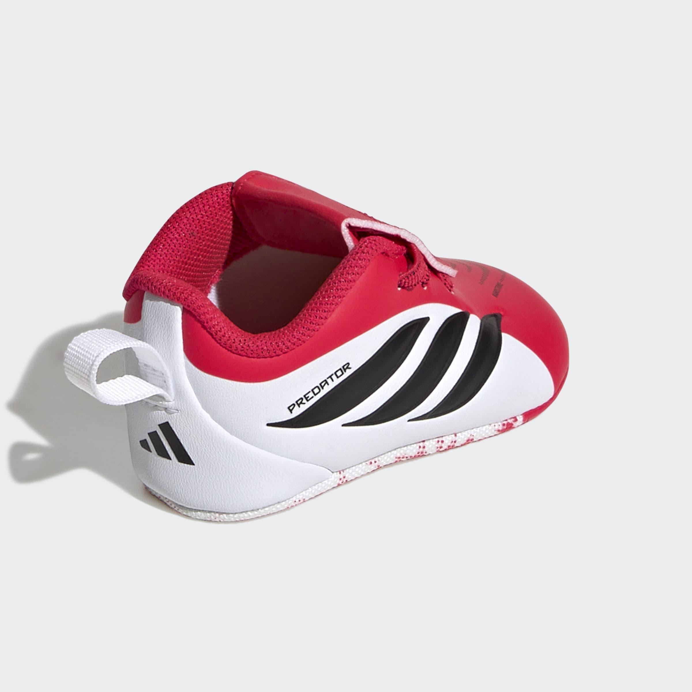Kids Unisex Predator Crib Shoes, Red, A701_ONE, large image number 3