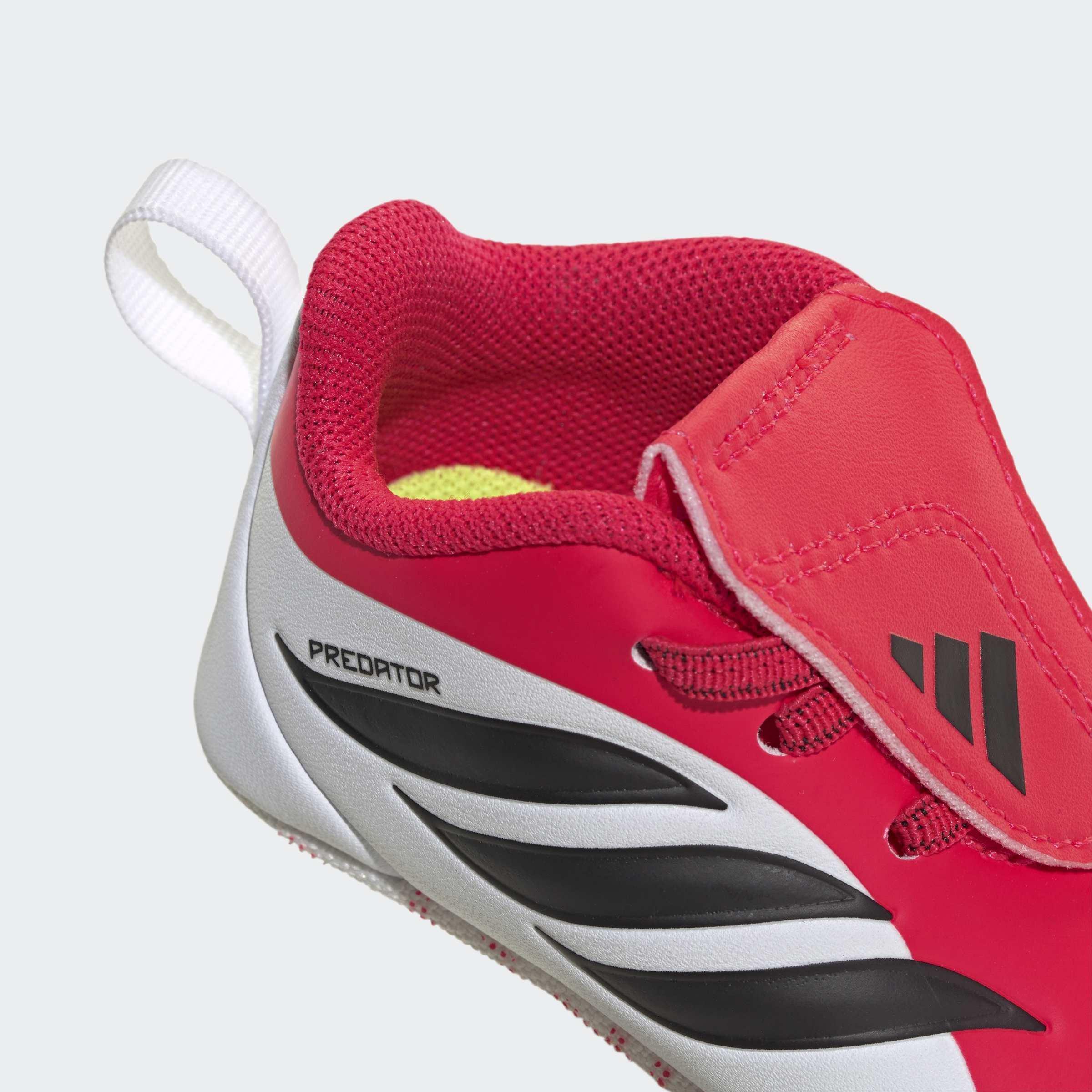 Kids Unisex Predator Crib Shoes, Red, A701_ONE, large image number 5