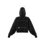 Women Adidas By Stella Mccartney Cropped Hoodie, Black, A701_ONE, thumbnail image number 8