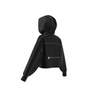 Women Adidas By Stella Mccartney Cropped Hoodie, Black, A701_ONE, thumbnail image number 10