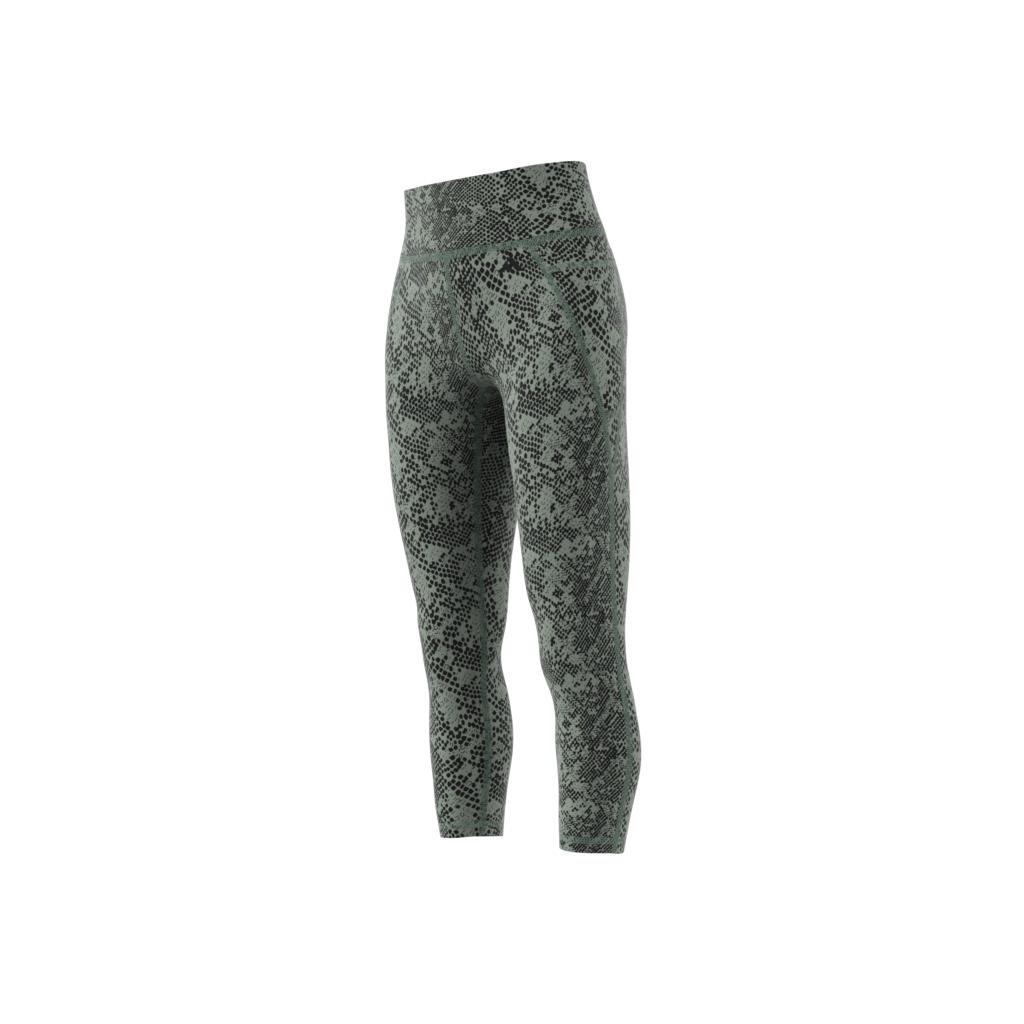 Optime Stash Pocket Training Animal Print 7/8 Leggings Female Adult, A701_ONE, large image number 7