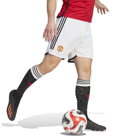 Men Manchester United 23/24 Home Shorts, White, A701_ONE, large image number 3