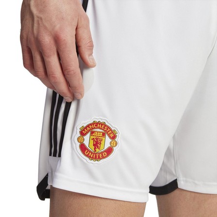 Men Manchester United 23/24 Home Shorts, White, A701_ONE, large image number 5