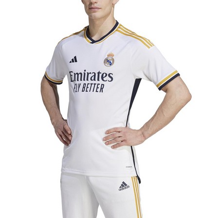 Men Real Madrid 23/24 Home Jersey, White, A701_ONE, large image number 0