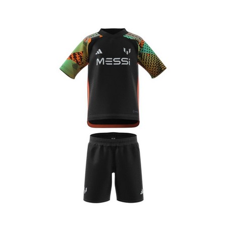 Kids Unisex Messi Mini Kit, Black, A701_ONE, large image number 14