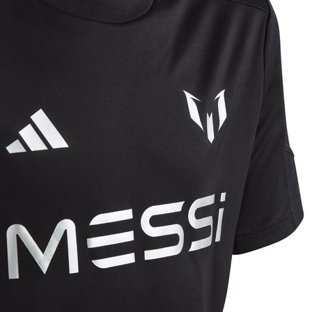 Unisex Junior Messi Training Jersey, Black, A701_ONE, large image number 1