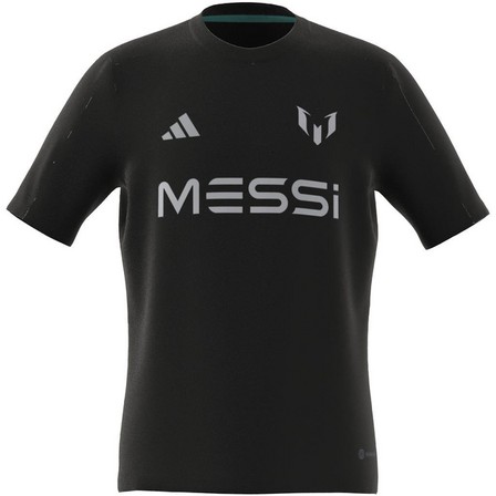 Unisex Junior Messi Training Jersey, Black, A701_ONE, large image number 11