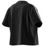 adidas - Women Essentials 3-Stripes Single Jersey Crop Top, Black