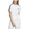 Women Essentials 3-Stripes Single Jersey Crop Top, White, A701_ONE, thumbnail image number 3