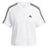 Women Essentials 3-Stripes Single Jersey Crop Top, White, A701_ONE, thumbnail image number 4