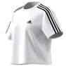Women Essentials 3-Stripes Single Jersey Crop Top, White, A701_ONE, thumbnail image number 13