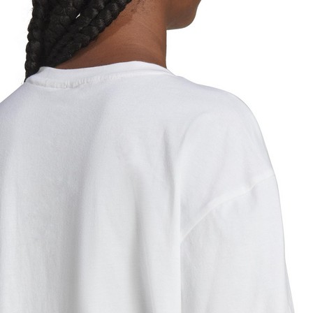 Women Essentials Big Logo Boyfriend T-Shirt, White, A701_ONE, large image number 5