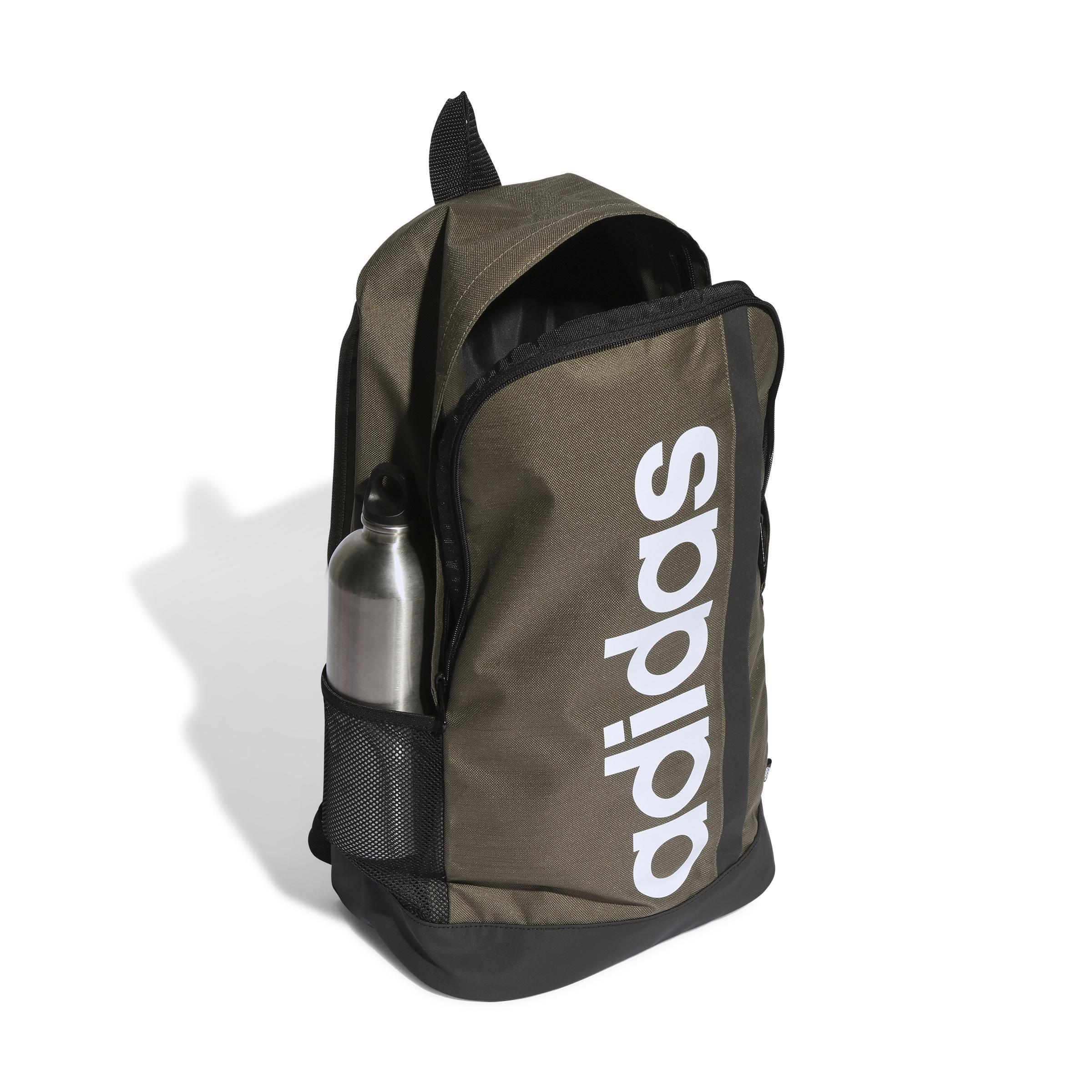 Unisex Essentials Linear Backpack, Green, , large image number 1