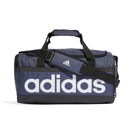 Unisex Essentials Linear Duffel Bag Medium, Navy, A701_ONE, large image number 1