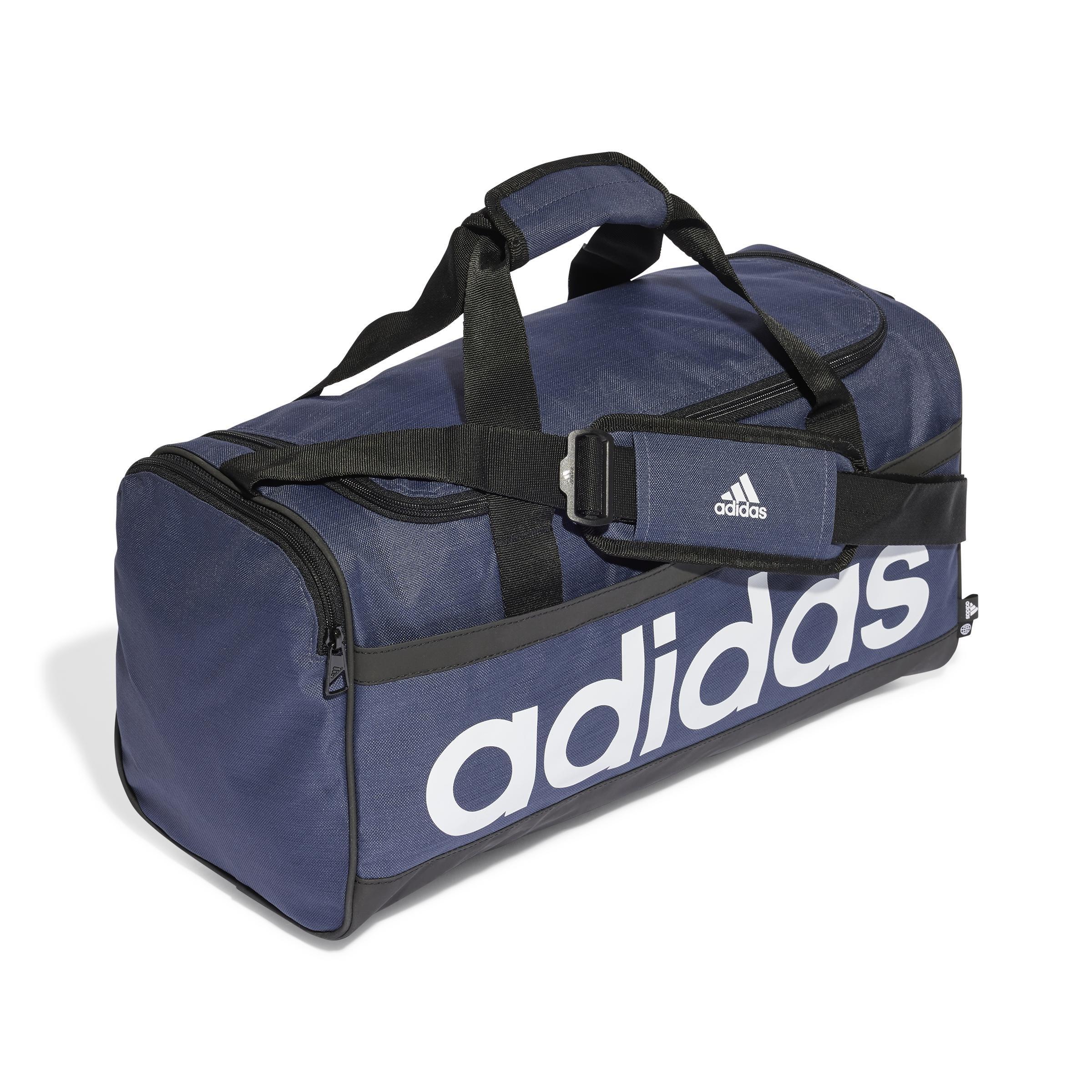 Unisex Essentials Linear Duffel Bag Medium, Navy, A701_ONE, large image number 2