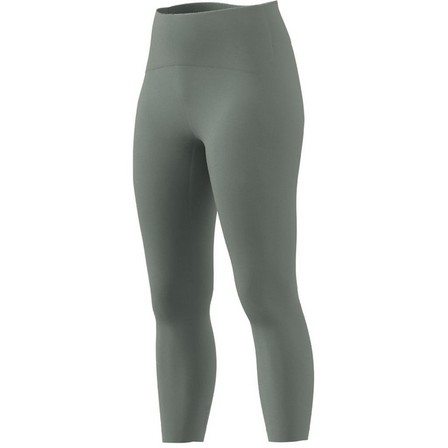 Women Yoga Studio Luxe 7/8 Leggings, Green, A701_ONE, large image number 17
