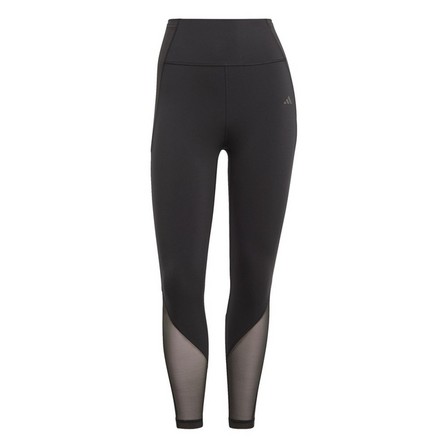 Women Tailored Hiit Training 7/8 Leggings, Black, A701_ONE, large image number 2