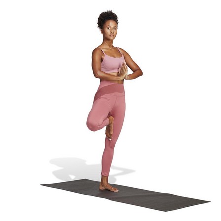 Women Adidas Yoga Studio 7/8 Leggings, Pink, A701_ONE, large image number 1