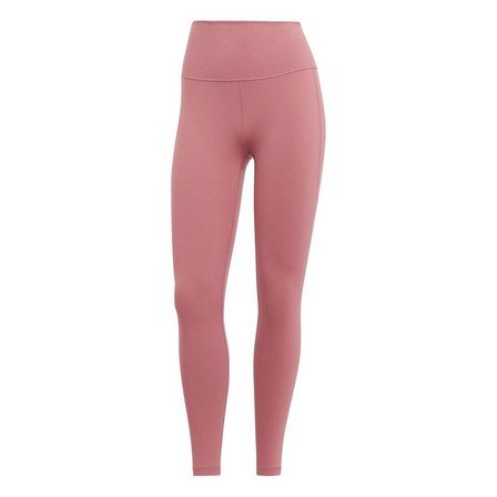 Women Adidas Yoga Studio 7/8 Leggings, Pink, A701_ONE, large image number 2