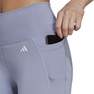 Women Optime High-Waisted 7/8 Leggings, Blue, A701_ONE, thumbnail image number 2