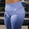 Women Optime High-Waisted 7/8 Leggings, Blue, A701_ONE, thumbnail image number 4