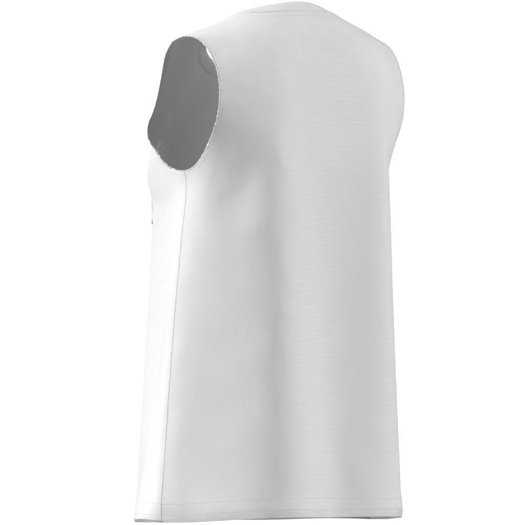 Kids Girl Train Essentials Aeroready Regular-Fit Tank Top, White, A701_ONE, large image number 7