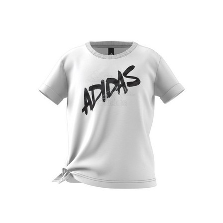 Kids Girls Dance Knotted T-Shirt, White, A701_ONE, large image number 12
