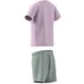 Unisex Infant Organic Cotton Tee And Shorts Set, Pink, A701_ONE, thumbnail image number 10