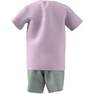 Unisex Infant Organic Cotton Tee And Shorts Set, Pink, A701_ONE, thumbnail image number 13
