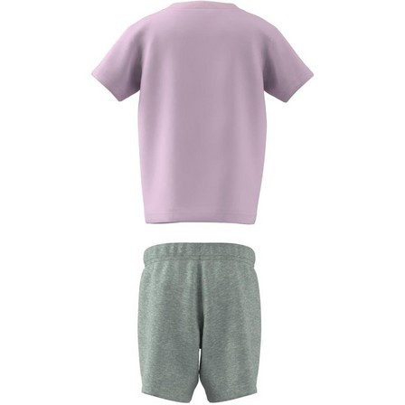 Unisex Infant Organic Cotton Tee And Shorts Set, Pink, A701_ONE, large image number 17
