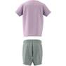 Unisex Infant Organic Cotton Tee And Shorts Set, Pink, A701_ONE, thumbnail image number 17