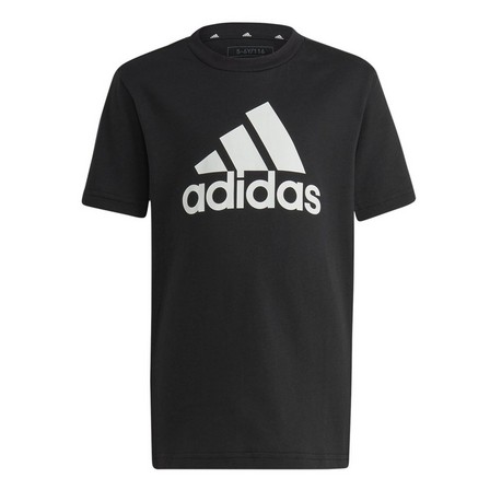 Unisex Kids Essentials Logo T-Shirt, Black, A701_ONE, large image number 2